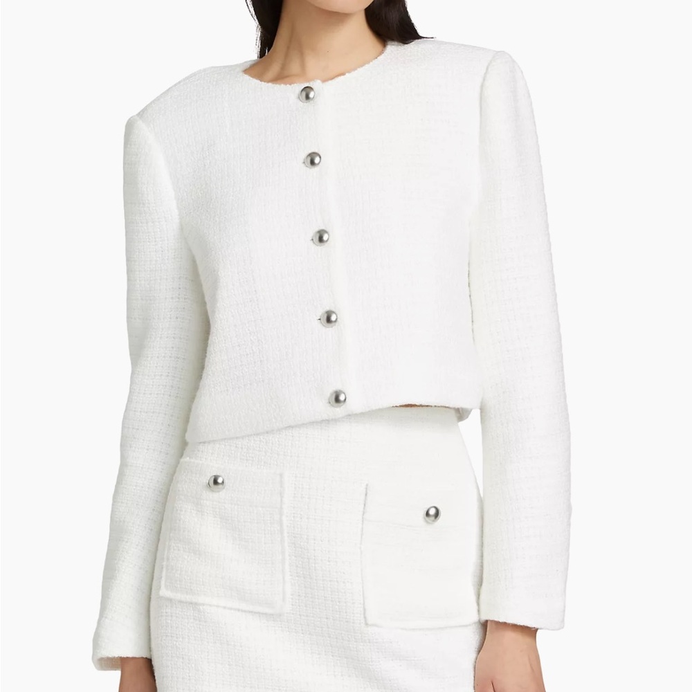 Reformation Trista Tweed Jacket - Size Small